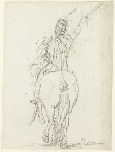 Mounted Officer from the Back
