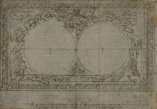 Study for Medallions, in Tacitus "Tibère, ou Les Six Premiers Livres des Annales", Book III, Vol. 2