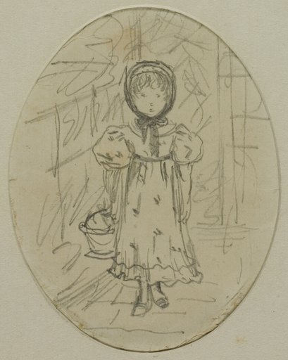 Little Girl in a Garden