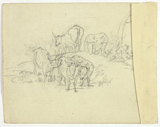Cattle (recto); The Charlatan (verso)