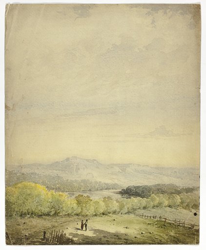 Couple Holding Hands in a Field