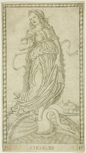 Clio, plate nineteen from Apollo and the Muses