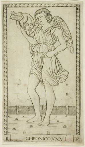 Genius of Time, plate 32 from Genii and Virtues
