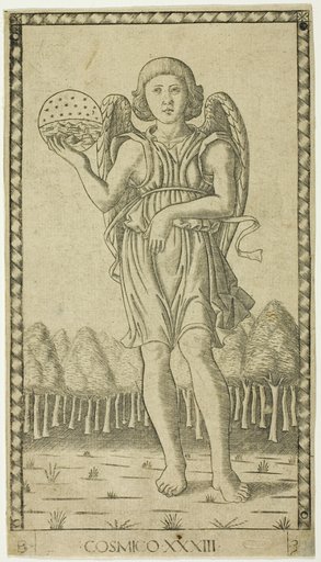 Genius of the World, plate 33 from Genii and Virtues