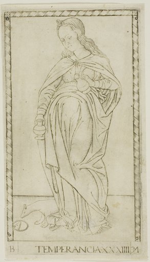 Temperance, plate 34 from Genii and Virtues