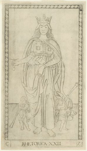 Rhetoric, plate 23 from Arts and Sciences