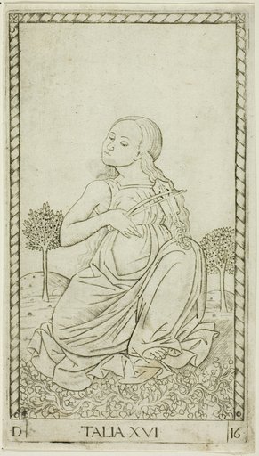 Thalia, plate sixteen from Apollo and the Muses