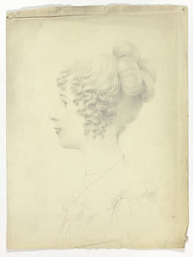 Profile of Woman Facing Left