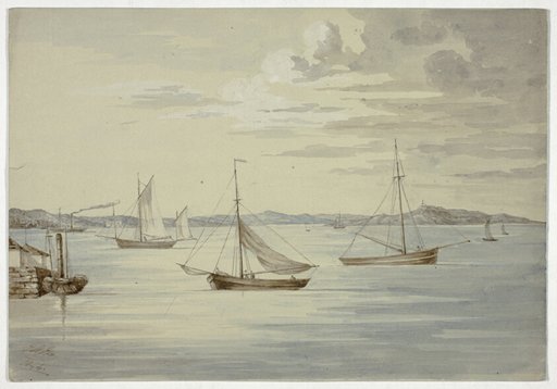 View Inchkeith and the Firth of Forth Islands from Granton