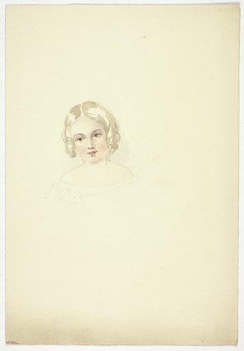 Portrait Head of a Young Girl