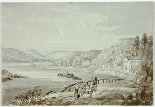 On the Rhine (recto), and Mother and Child (verso)
