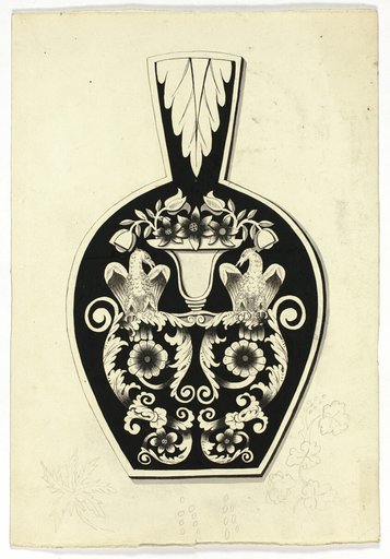 Decorative Design with Two Eagles