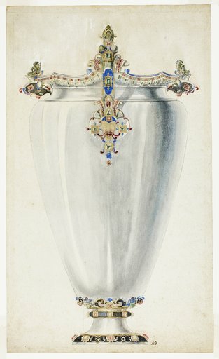 Monumental Jewelled Vase