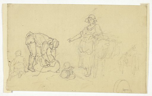 Peasants with Pack Animal