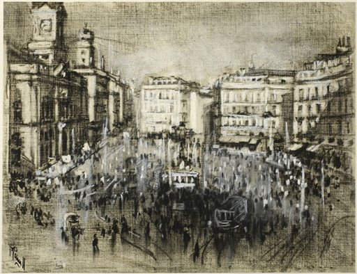 The Puerta del Sol, Madrid