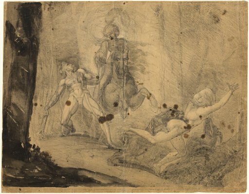 Theodore Meets in the Wood the Specter of His Ancestor Guido Cavalcanti, Chasing with Mastiffs His Former Disdainful Mistress