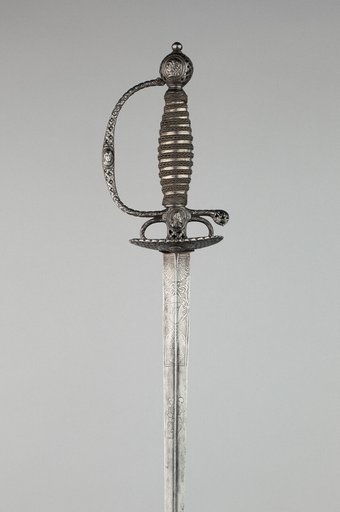 Smallsword with Portraits of Monarchs from the Bourbon Dynasty