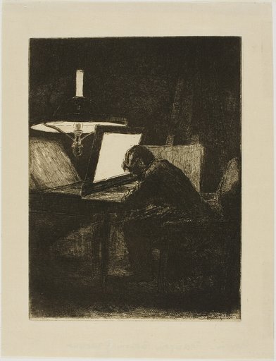 François Bonvin Etching