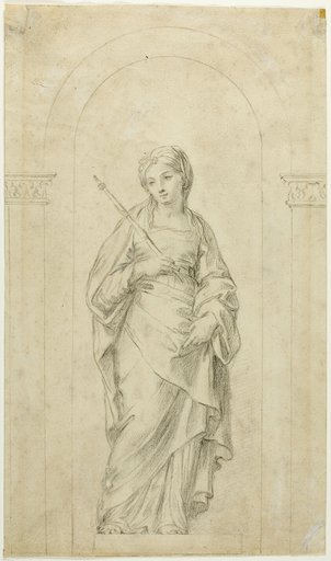 Saint Standing in a Niche