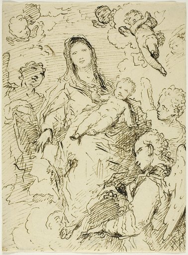 Virgin and Child with Angels