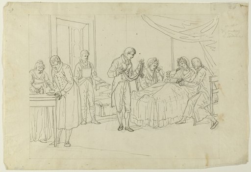 Sickbed Scene