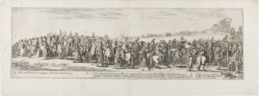 Plate Six, from Entrance of the Ambassador of Poland into Rome