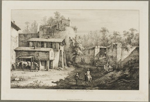 Landscape with Rider and Blacksmith