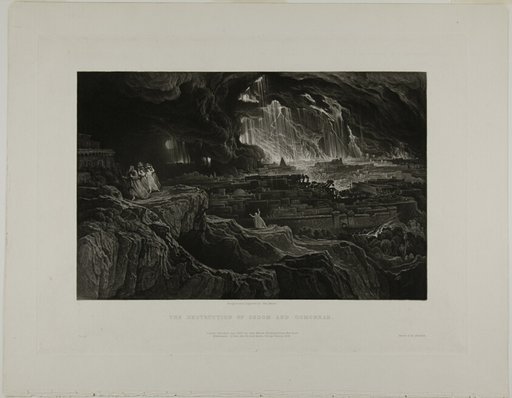 The Destruction of Sodom and Gomorrah, from Illustrations of the Bible