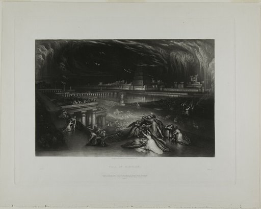 The Fall of Babylon, from Illustrations of the Bible