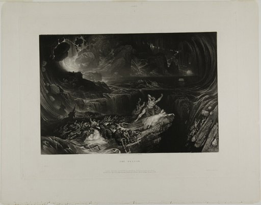 The Deluge, from Illustrations of the Bible