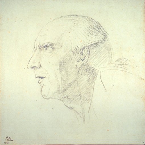 Head of an Old Man in Profile