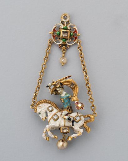 Pendant Shaped as a Horseman