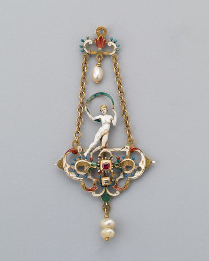 Pendant with Figure of Fortune