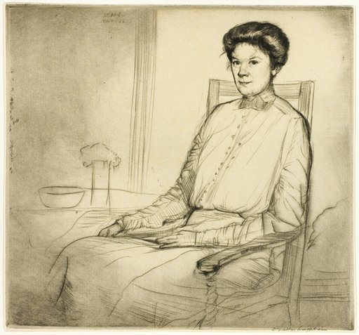 Drypoint Number Three: Portrait