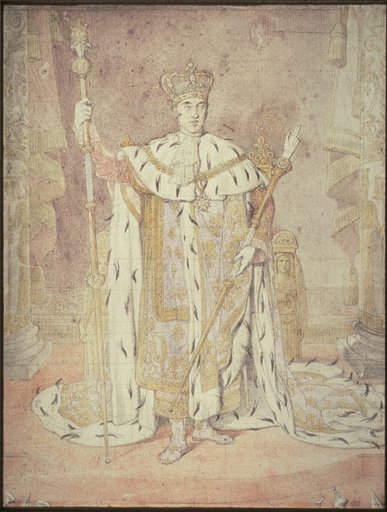 Charles X in his Coronation Robes