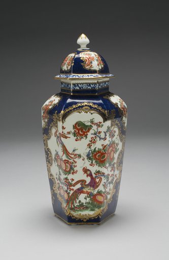 Vase with Cover (one of a pair)