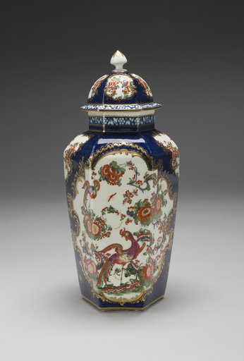 Vase with Cover (one of a pair)
