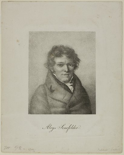 Portrait of Alois Senefelder