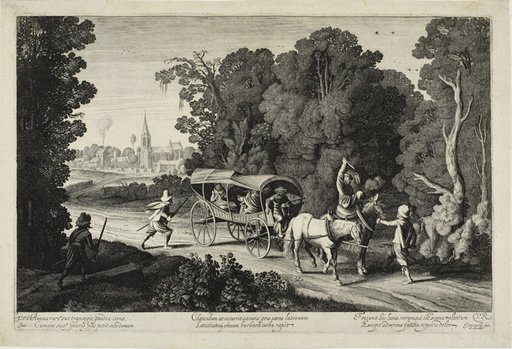 Robbers Attacking a Coach