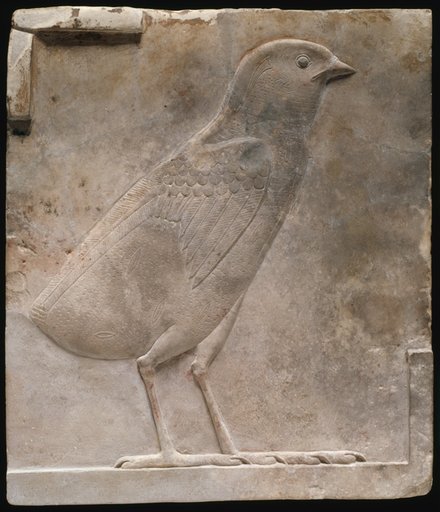 Plaque Depicting a Quail Chick