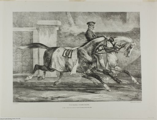 Horses Exercising, plate 6 from Various Subjects Drawn from Life and on Stone (The English Suite)