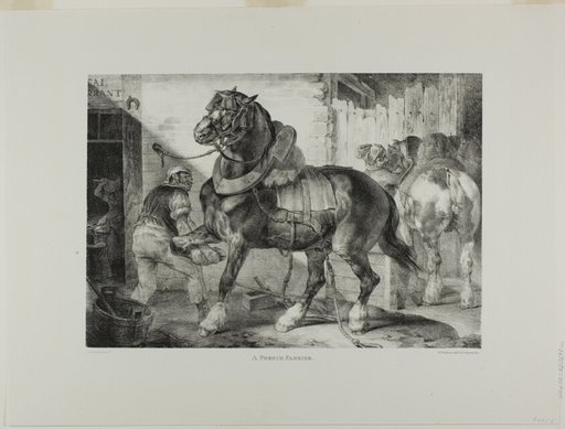 A French Farrier, plate 12 from Various Subjects Drawn from Life and on Stone (The English Suite)