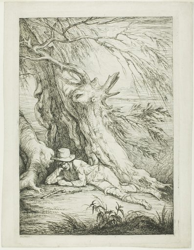 Brigand Lying Under a Tree