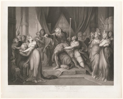 Lear Casting out his Daughter Cordelia