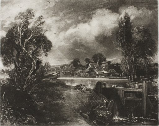 A Lock on the Stour, Suffolk