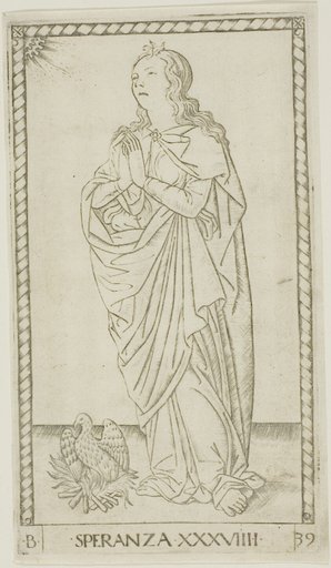 Hope, plate 39 from Genii and Virtues