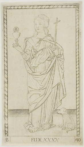 Faith plate 40 from Genii and Virtues