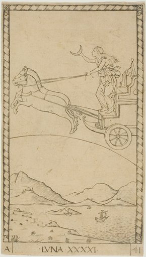 The Moon, plate 41 from Planets and Spheres