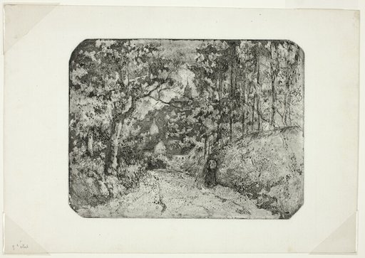 Wooded Lane at Pontoise