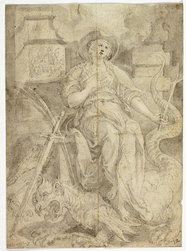 Study for Saint Margaret